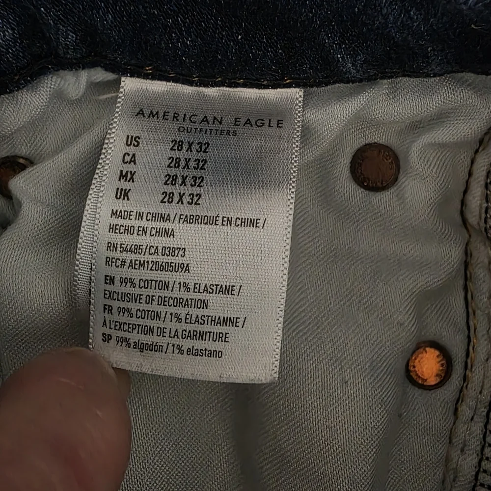 American Eagle Next Level Airflex Skinny Jeans 28x32 - Picture 5 of 5